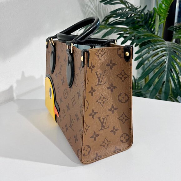 Louis Vuitton Reverse Monogram Mini Duck Tote - Picture 3 of 11